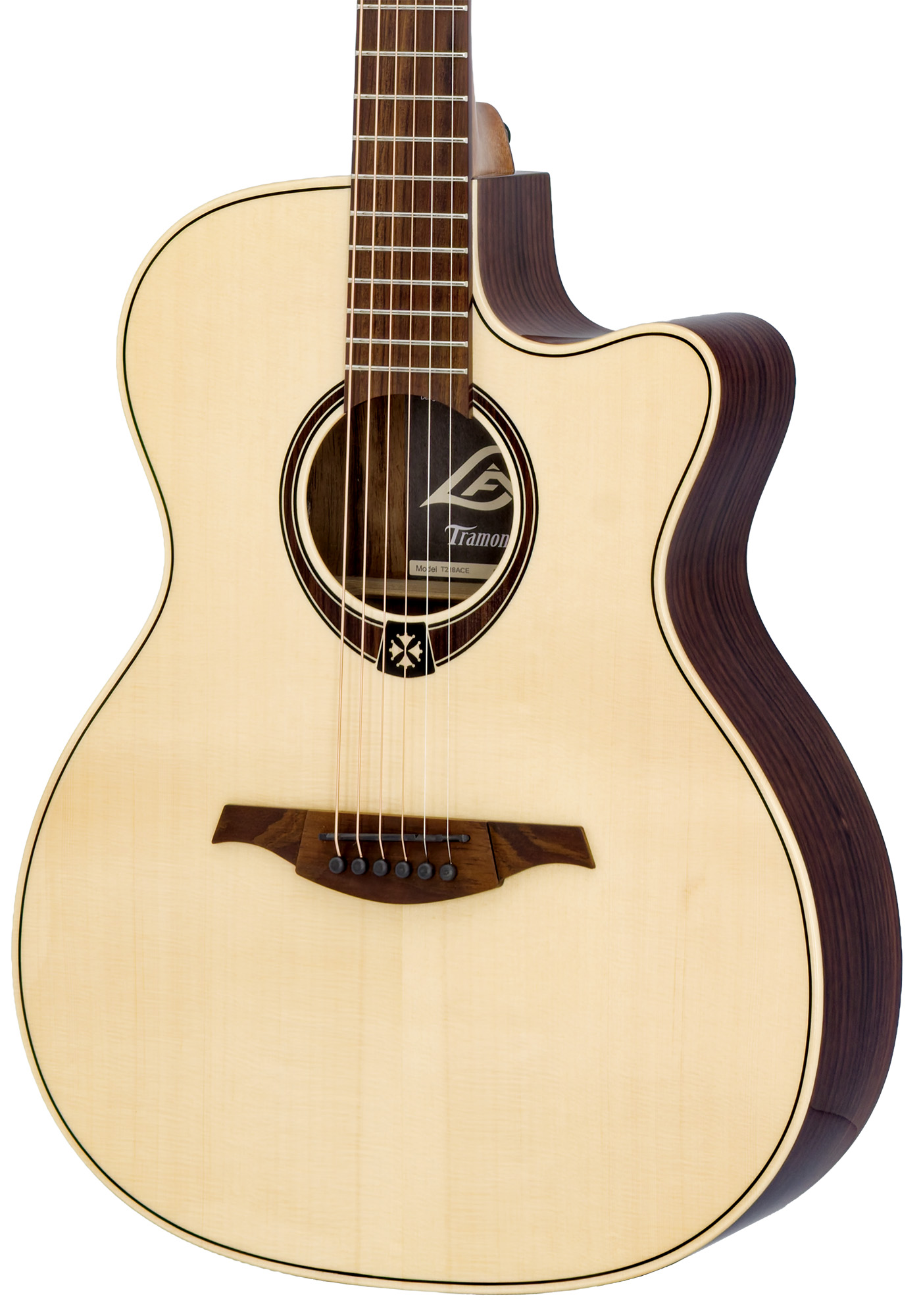 Lag T218ACE Chitarra Acustica Auditorium Cutaway EQ