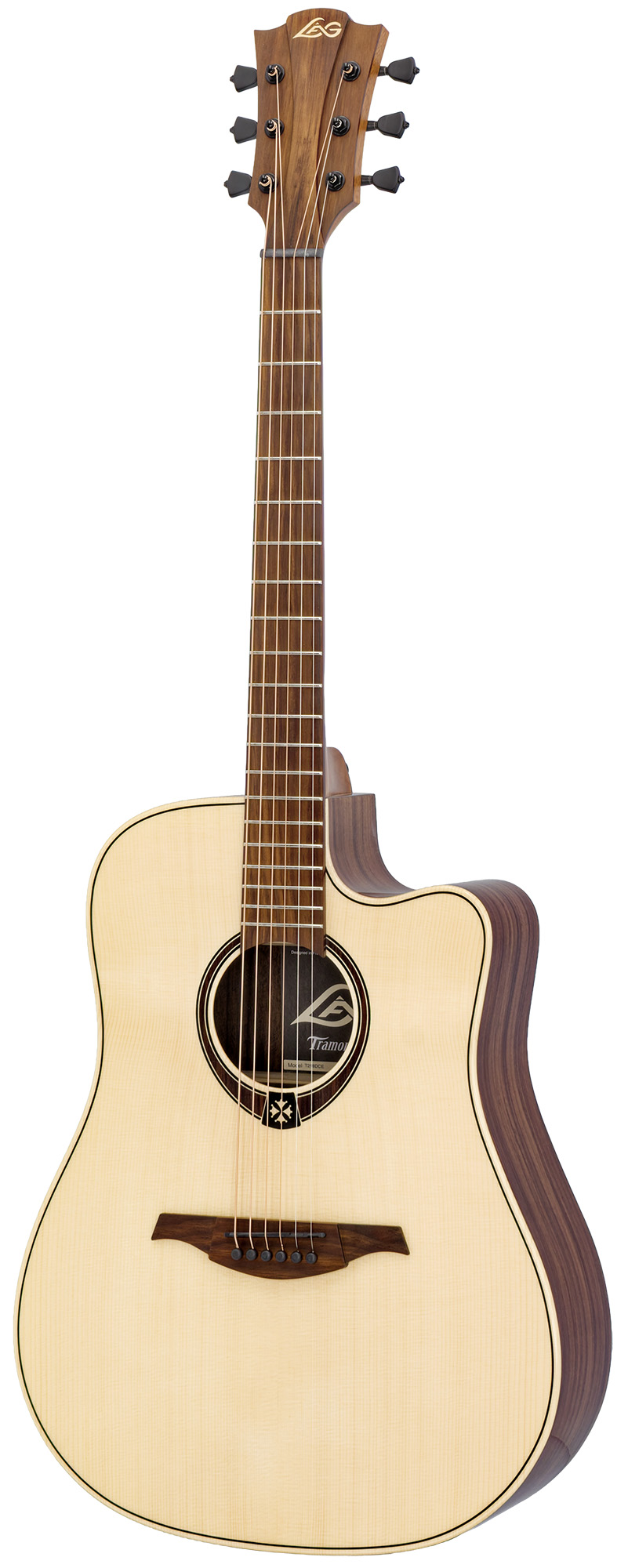 Lag T218DCE Chitarra Acustica Dreadnought Cutaway EQ