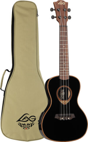 Lag TKU118CE Ukulele Concert EQ Black