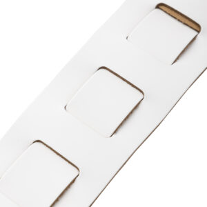 Levy's M26PD-WHT_WHT Tracolla in pelle pieno fiore imbottita White e White 3'