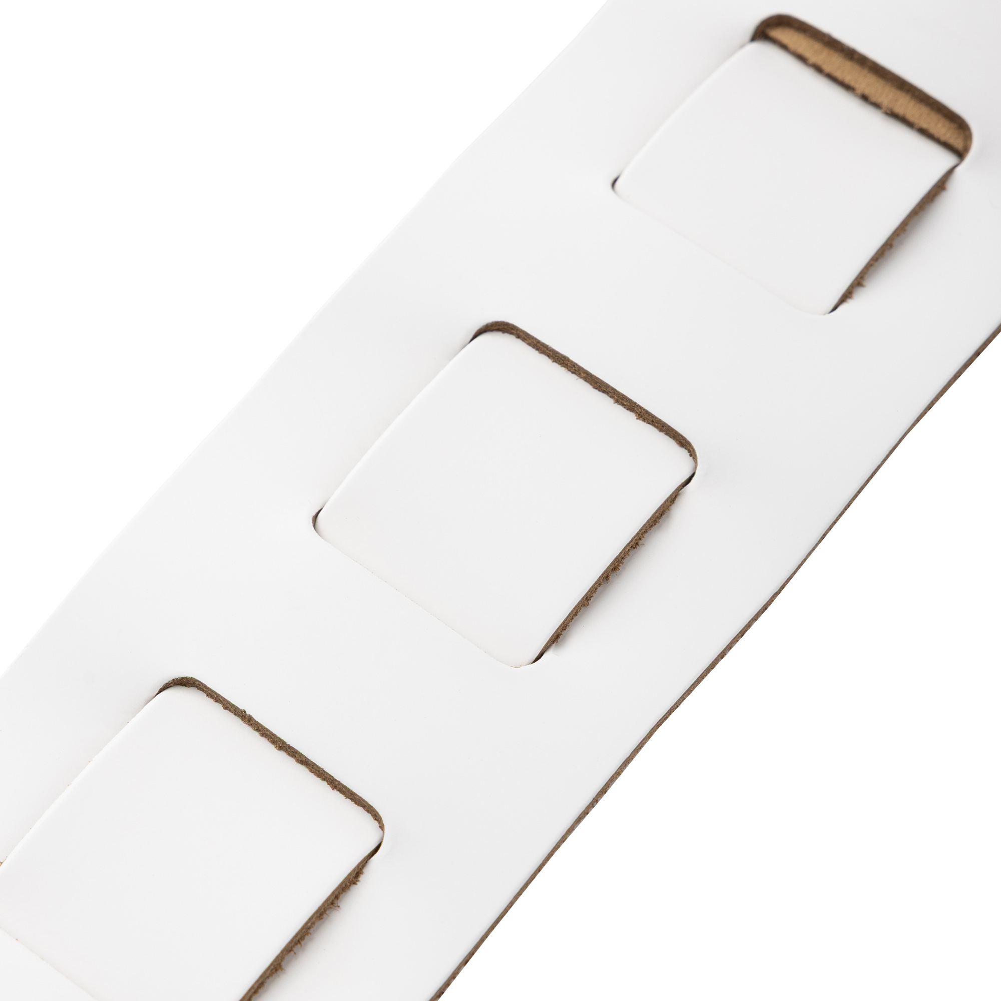 Levy's M26PD-WHT_WHT Tracolla in pelle pieno fiore imbottita White e White 3'