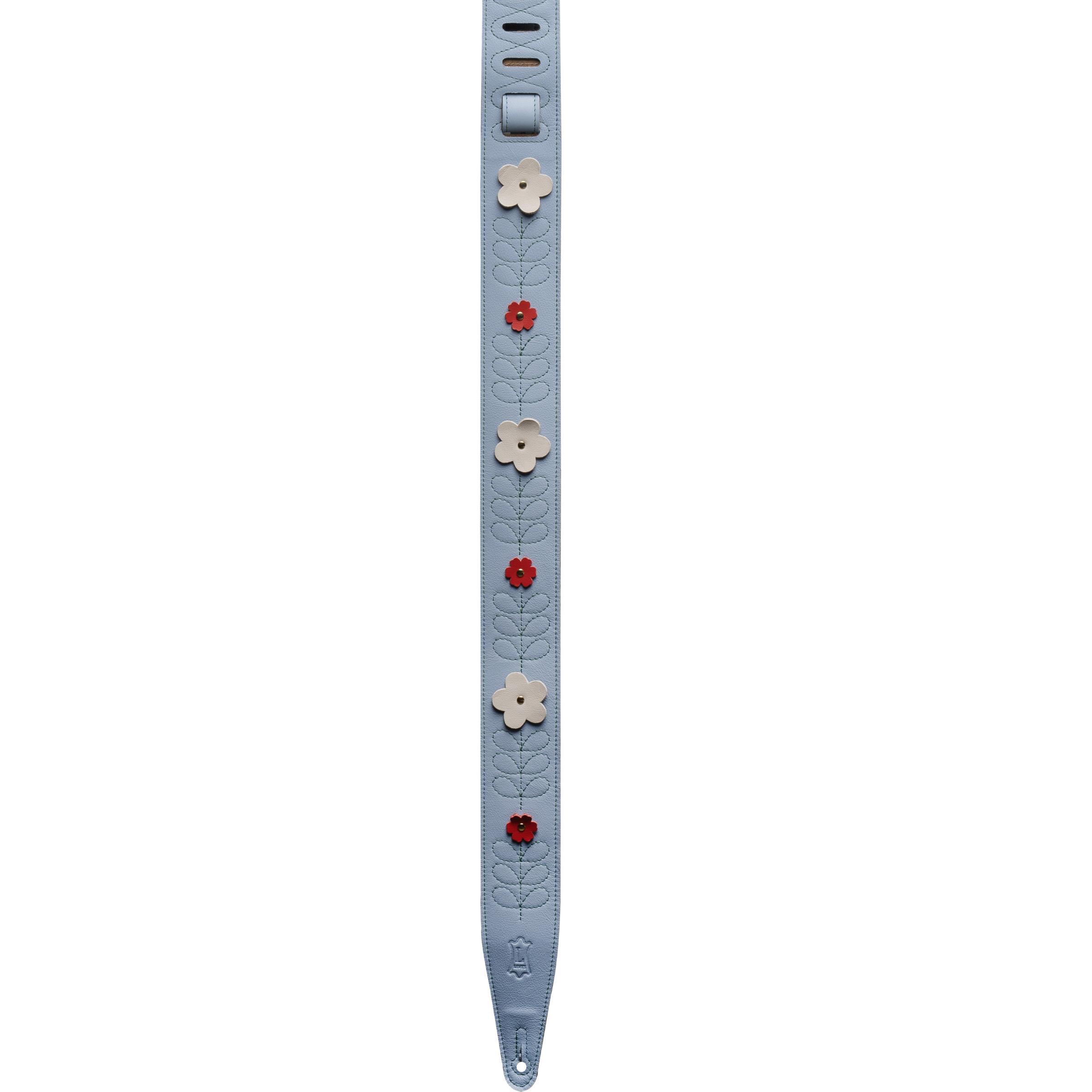 Levy's MG317IB-002 Tracolla in pelle Blue 2.5'