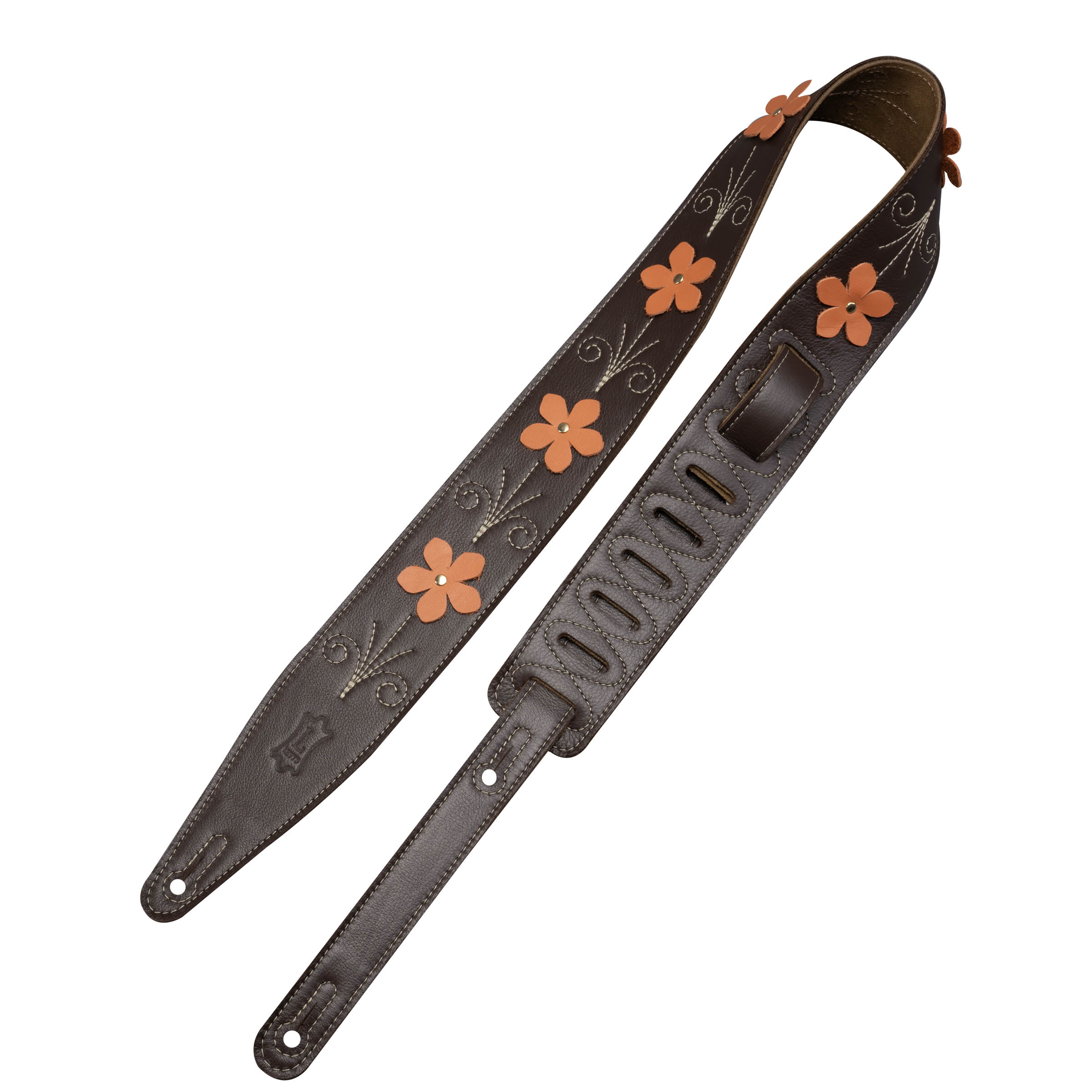 Levy's MG317IB-003 Tracolla in pelle Brown 2.5'