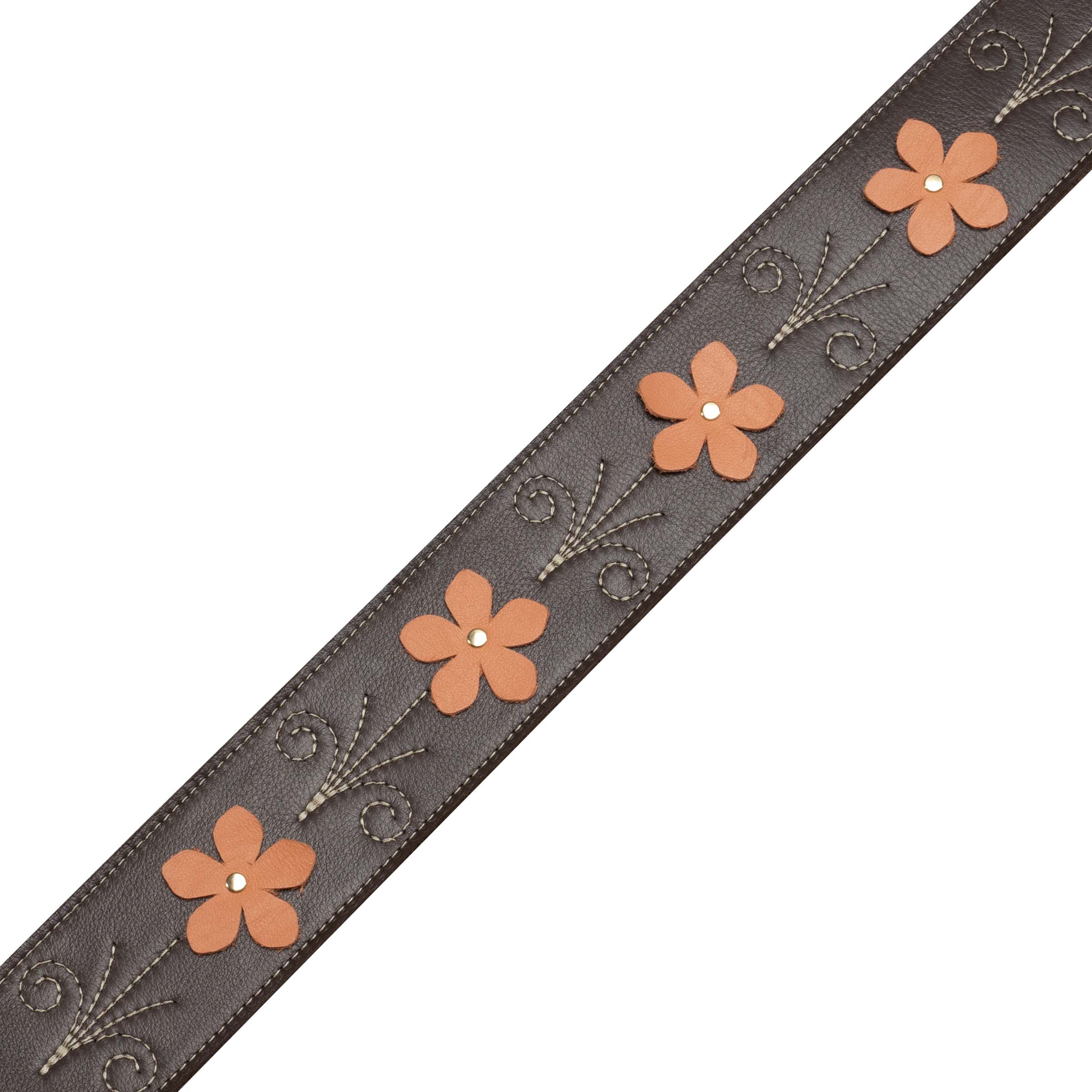 Levy's MG317IB-003 Tracolla in pelle Brown 2.5'