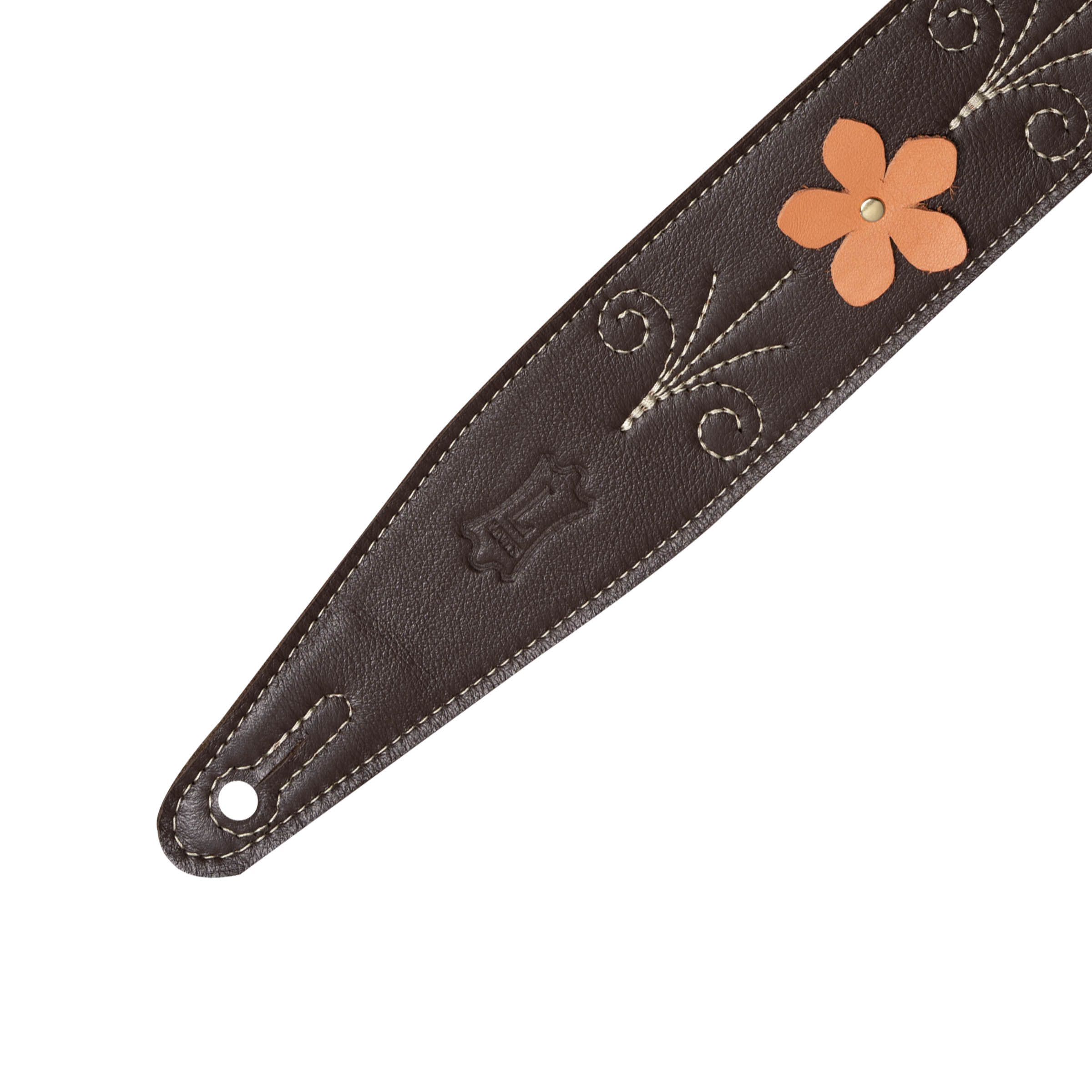 Levy's MG317IB-003 Tracolla in pelle Brown 2.5'