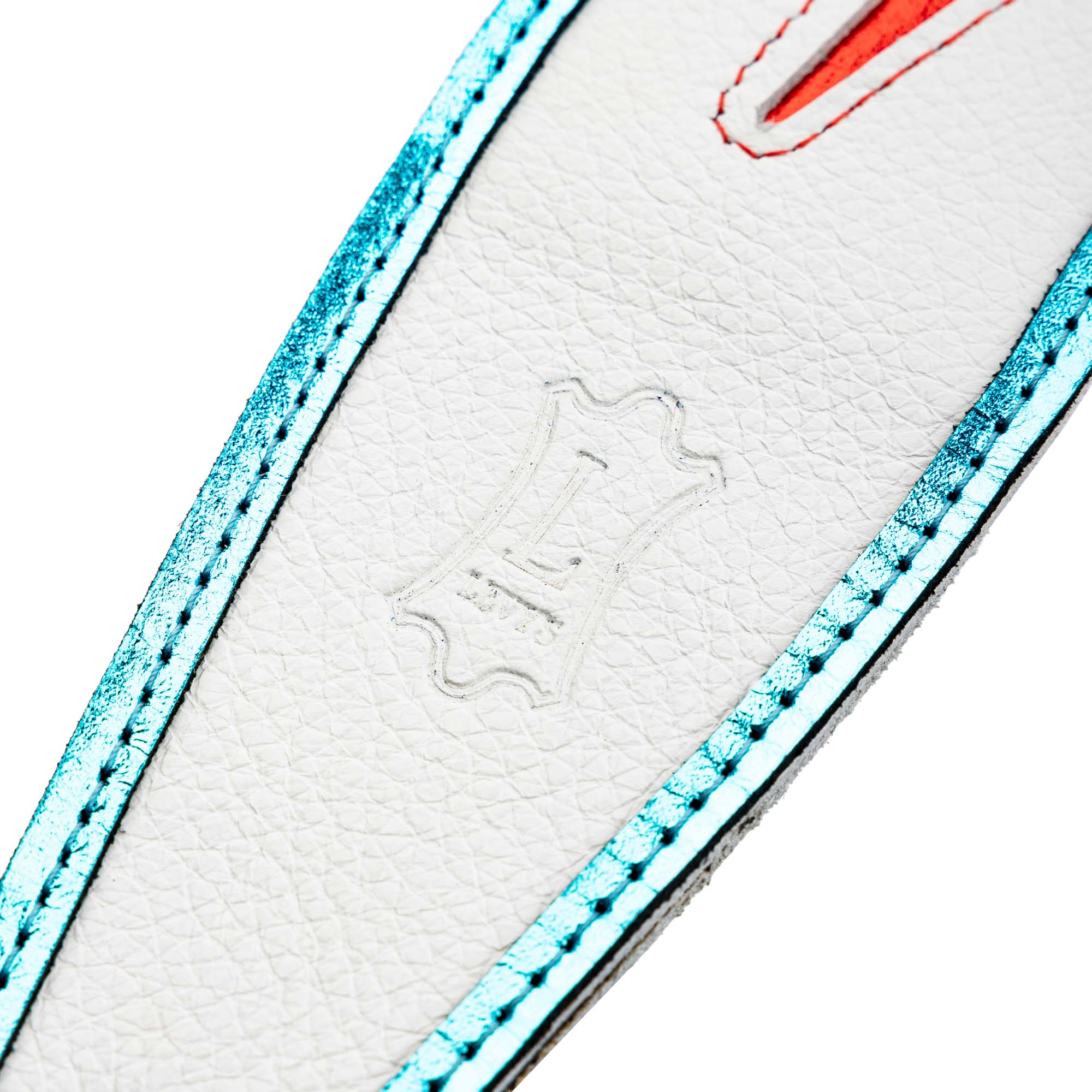 Levy's MJH317-006 Tracolla in pelle Glam Rock lightning Bolt 2.5'