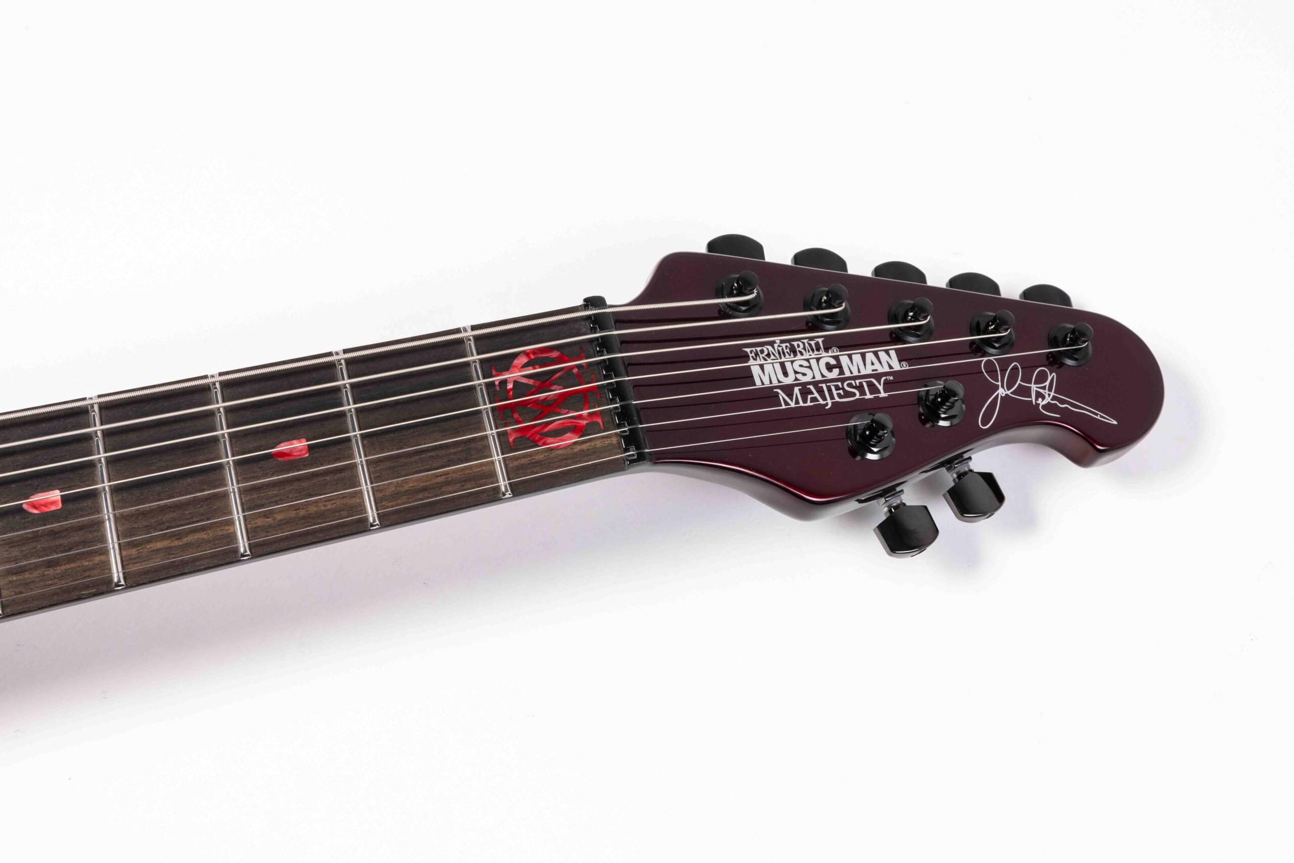 Music Man Majesty Premium Select 7 Carnelian Red