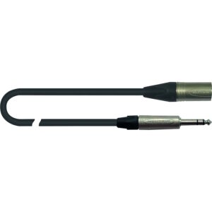 Quik Lok ITTOP/MJS-0,3 Cavo Cannon XLR Maschio / Jack 6.3 TRS Stereo 0,3 mt
