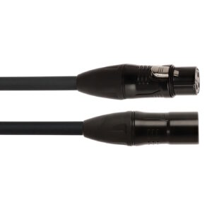 Quik Lok JUST/DMX3-1 Cavo DMX Cannon XLR 3 Poli Maschio/Femmina 1 m